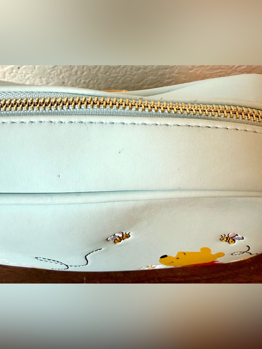 Disney Loungefly Pastel Blue Eeyore Daisy Crossbody Bag Winnie the Pooh - Picture 11 of 16